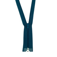 Opened-End Nylon Coil 11” Zipper - Teal Blue