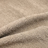 Boucle Wool Upholstery Remnant - Light Brown