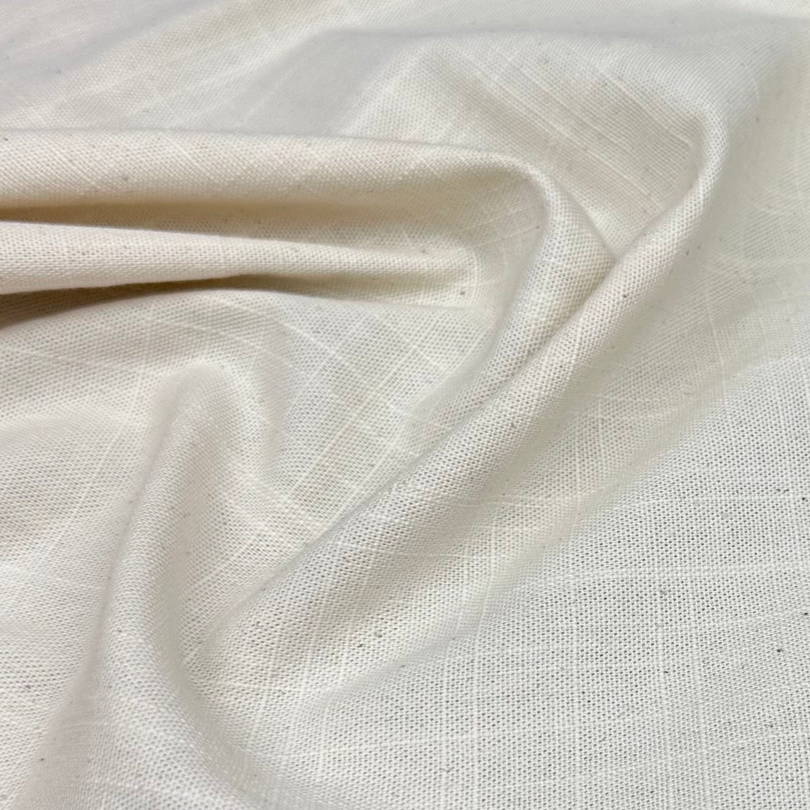 Crosshatch Medium Weight Linen - Natural