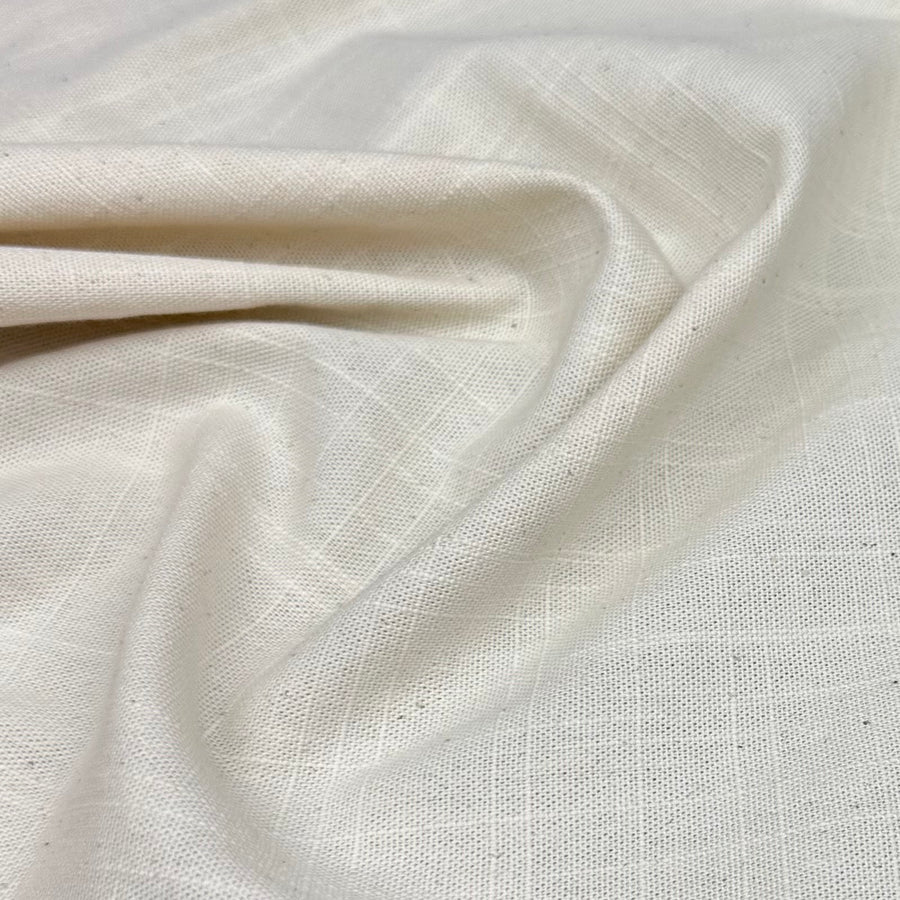 Crosshatch Medium Weight Linen - Natural