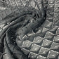 Diamond Patterned Lace - Black