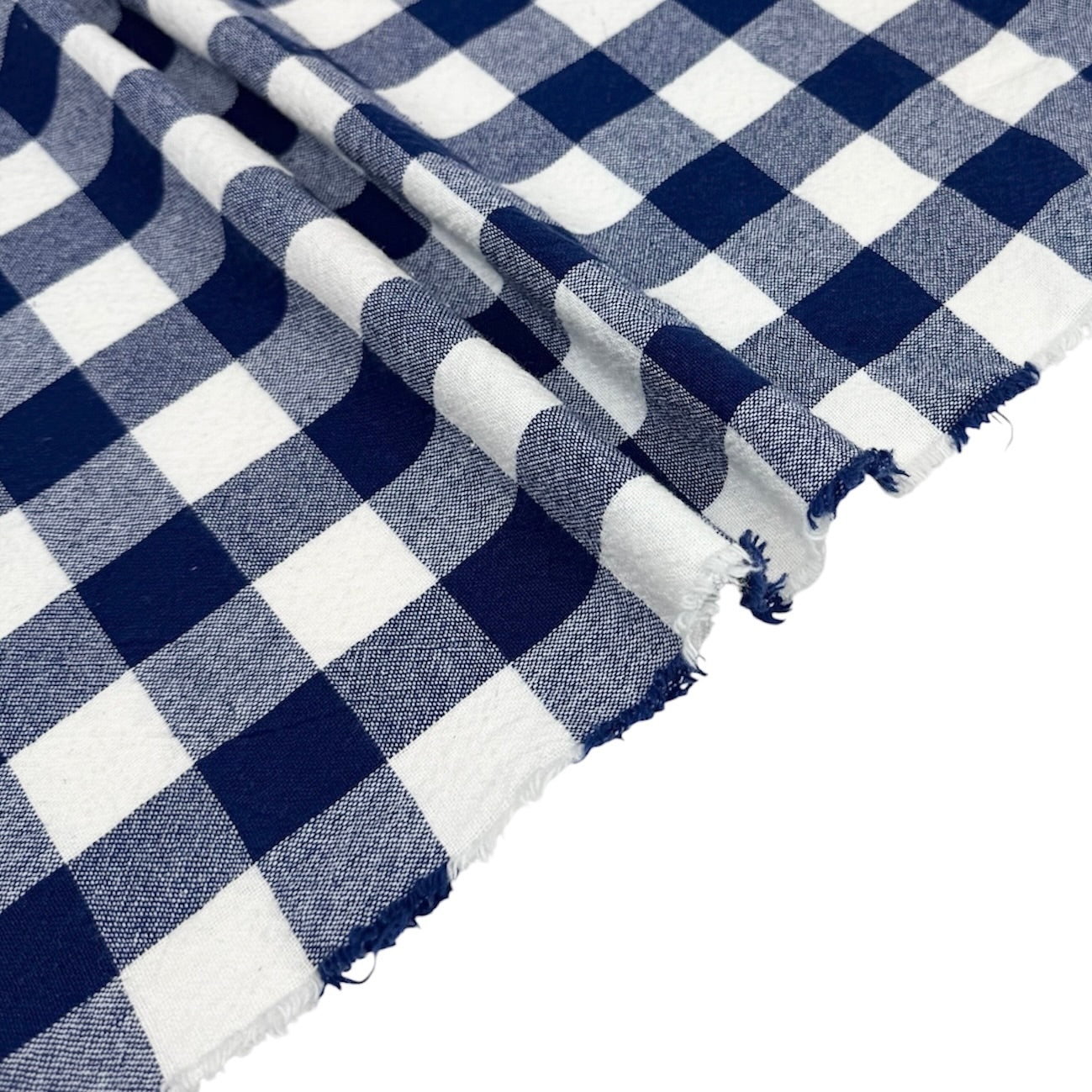 Checkered Organic Cotton - Blue/White