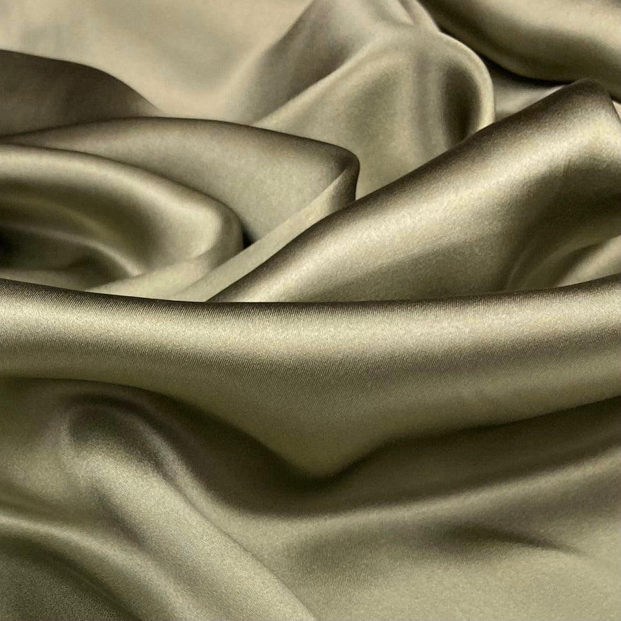Mulberry Silk Charmeuse Satin - Sage