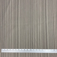 Striped Upholstery Remnant  - Beige/White/Black