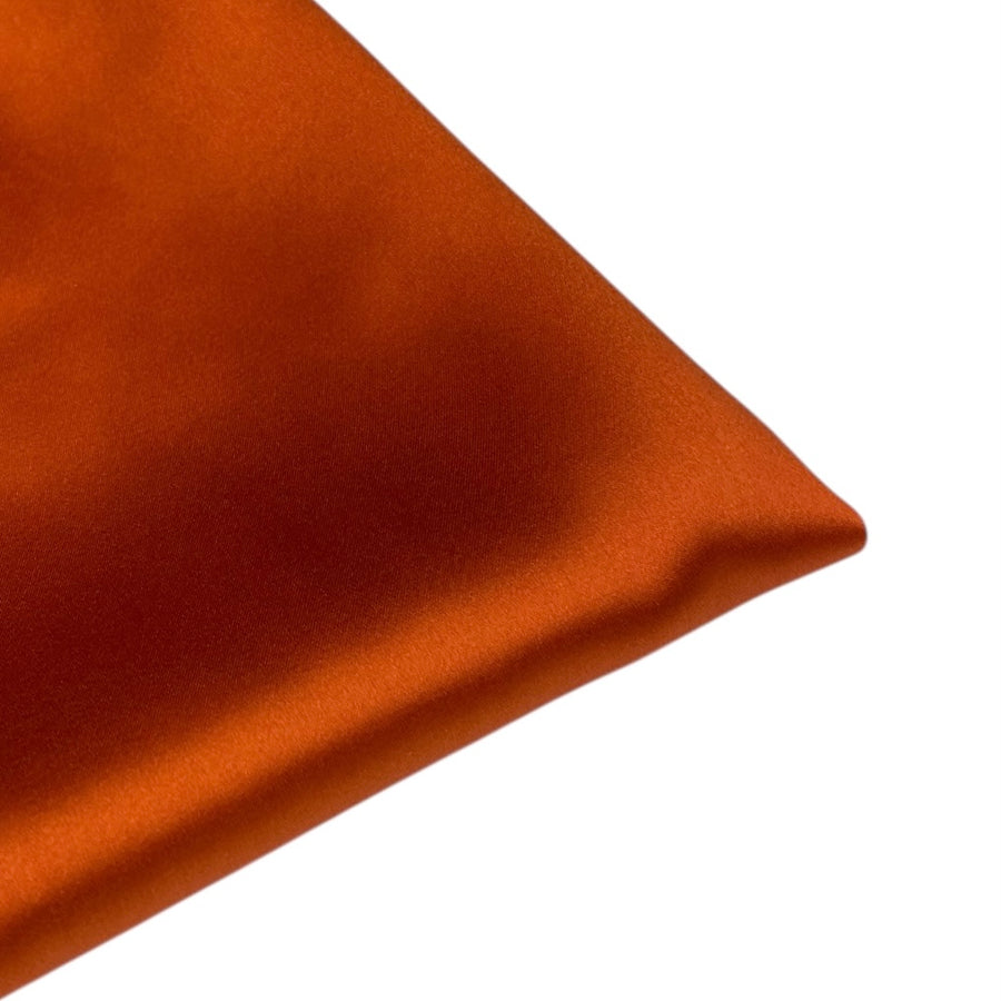 Mulberry Silk Charmeuse Satin - Orange