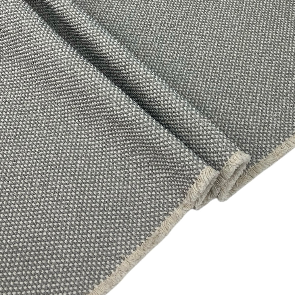 Upholstery Remnant  - Grey/Ivory