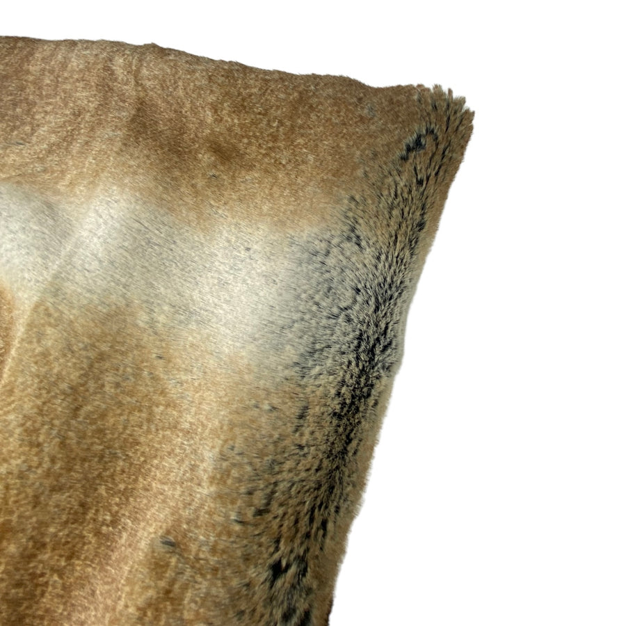 Luxury Faux Fur - Striped - Brown/Beige