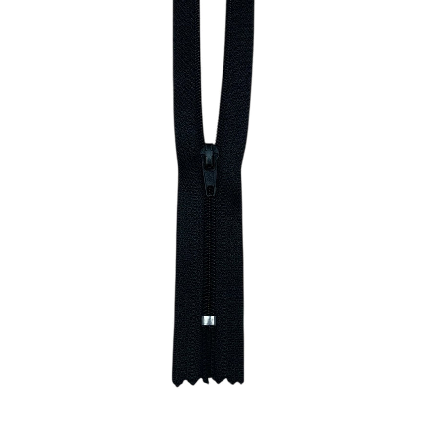 Closed-End Nylon Coil 33” Zipper - Black