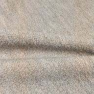 Boucle Wool Upholstery Remnant - Greige/Ivory