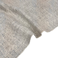 Woven Upholstery Remnant - Ivory/Grey