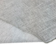 Chenille Upholstery Remnant - White/Grey