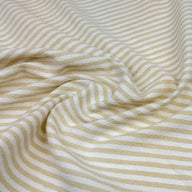 Striped Organic Cotton - Yellow/White