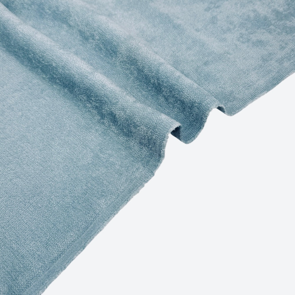 Chenille Upholstery Remnant - Aqua