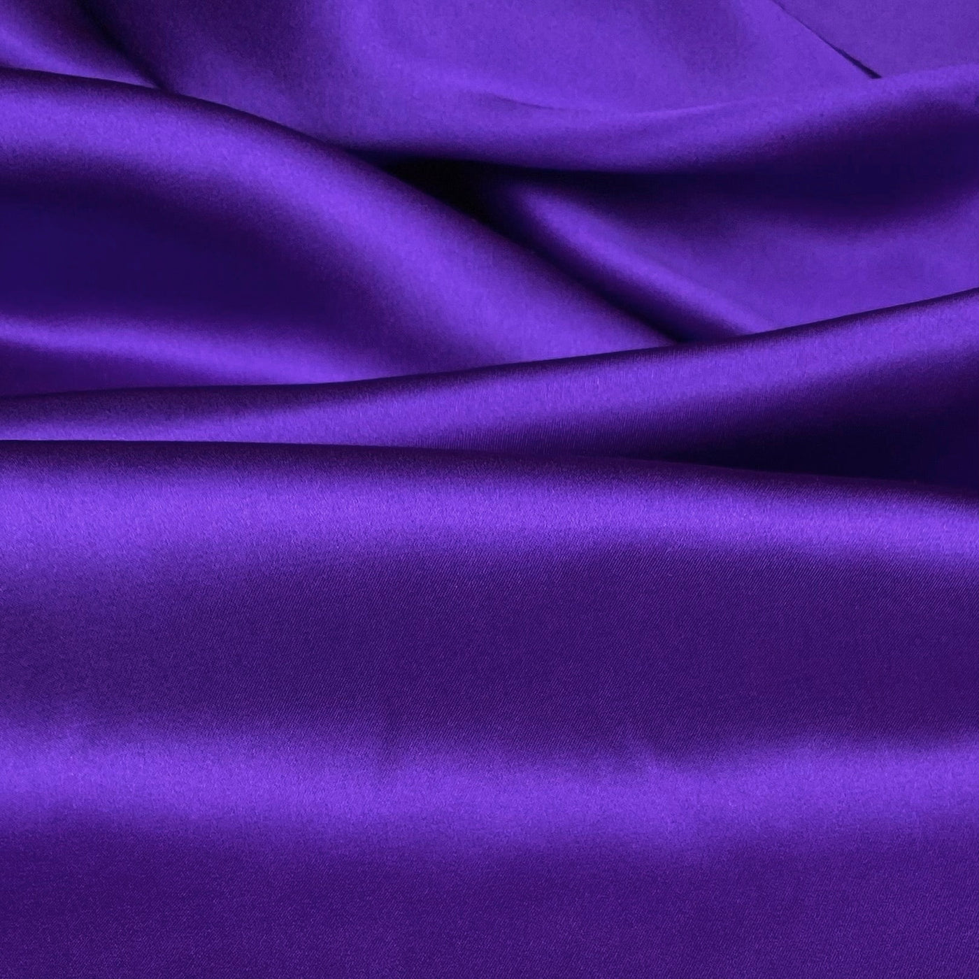 Mulberry Silk Charmeuse Satin - Purple