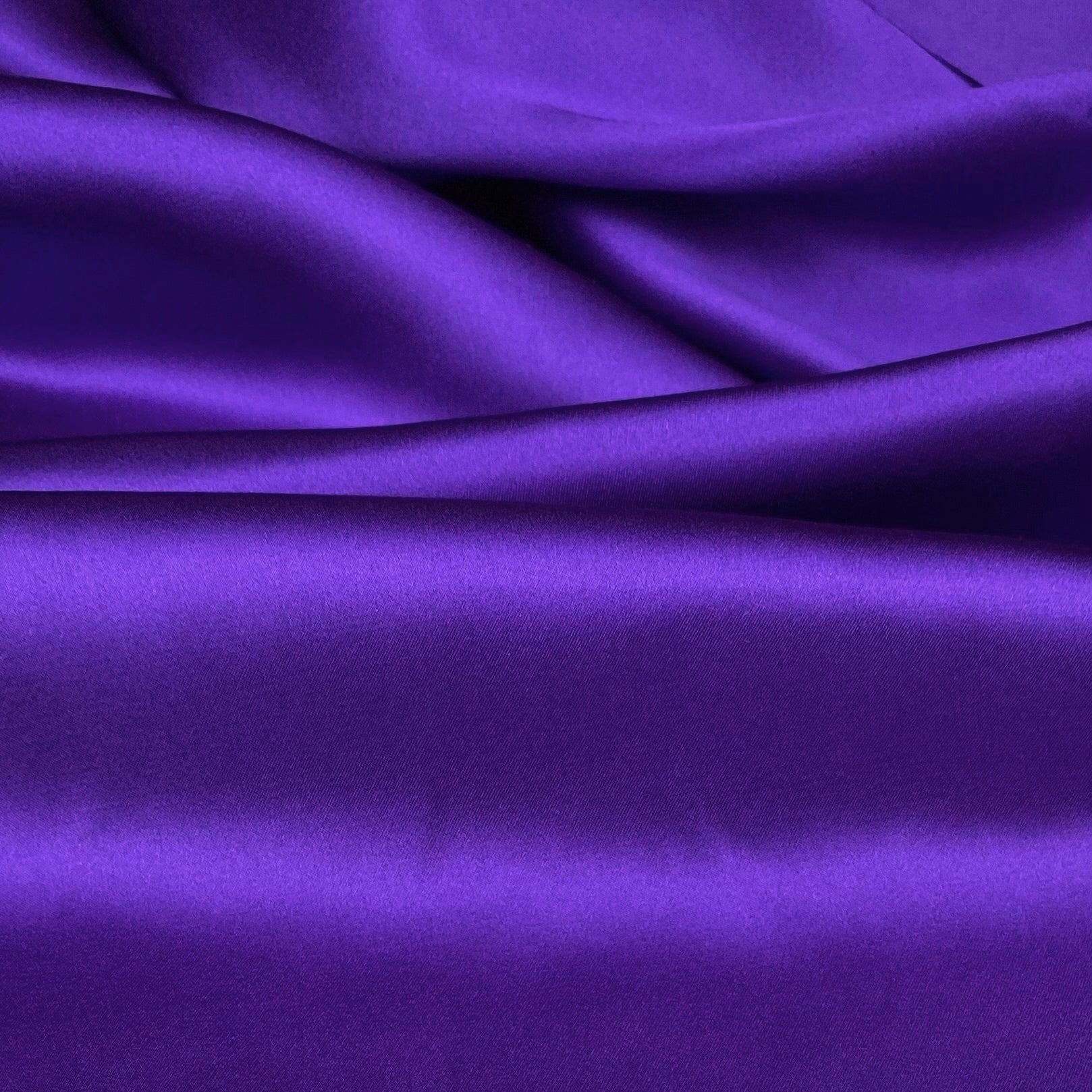 Mulberry Silk Charmeuse Satin - Purple