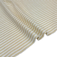 Striped Organic Cotton - Yellow/White