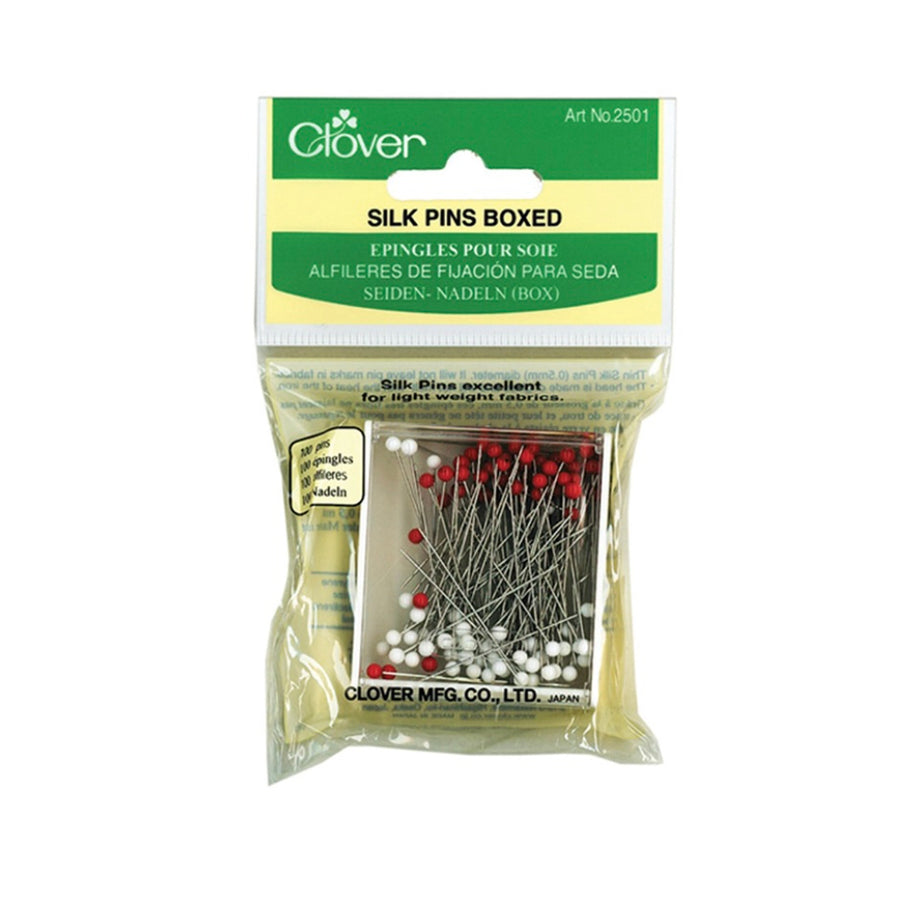 Clover 2501 - Silk Pins 36mm - 100pins