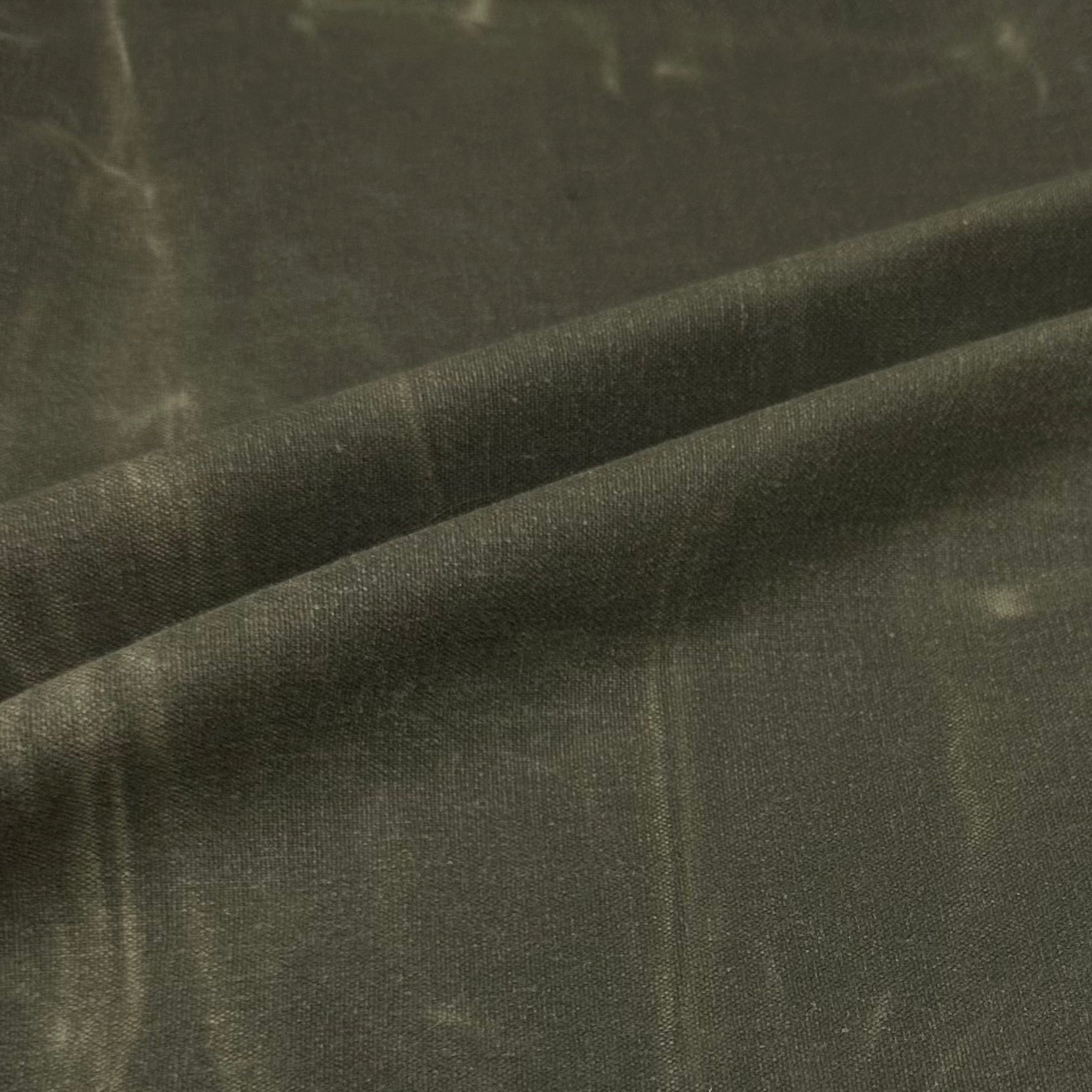 Waxed Cotton Canvas 13oz - Olive