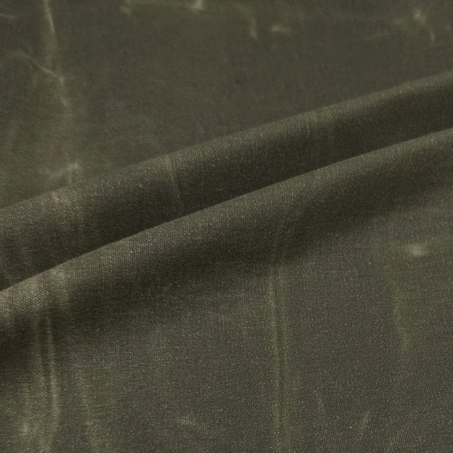 Waxed Cotton Canvas 13oz - Olive
