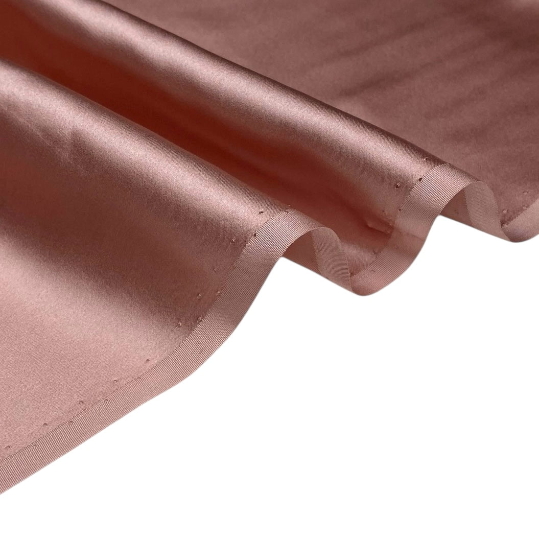 Mulberry Silk Charmeuse Satin - Dusty Pink