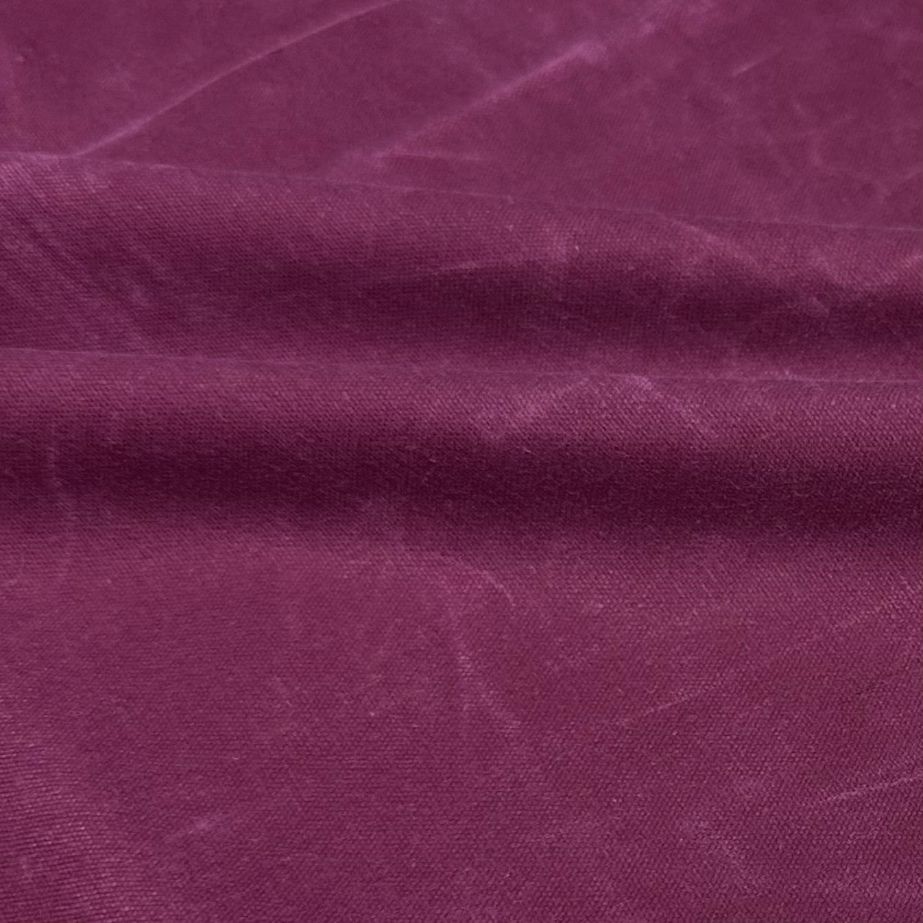 Waxed Cotton Canvas 13oz - Berry