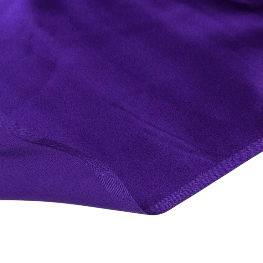 Mulberry Silk Charmeuse Satin - Purple