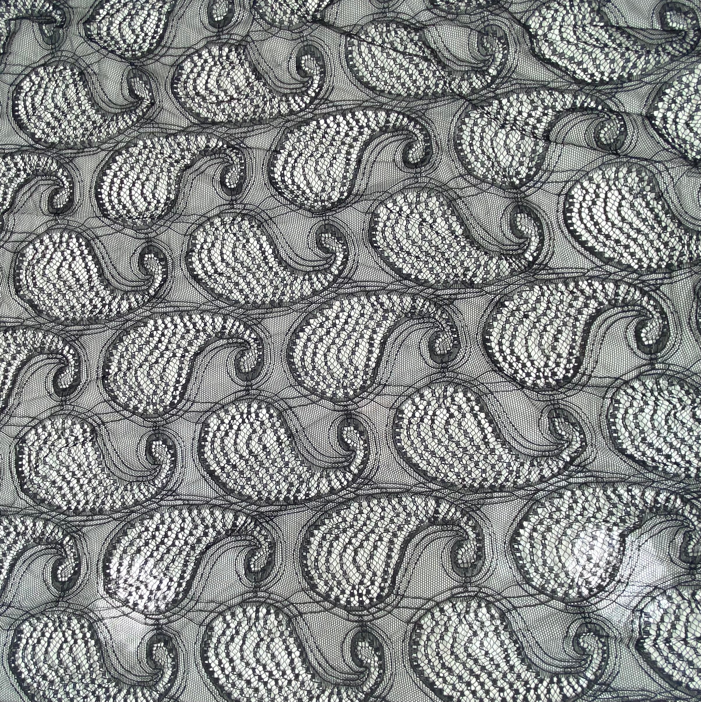 Paisley Lace - Black