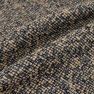 Boucle Upholstery Remnant  - Beige/Navy/White
