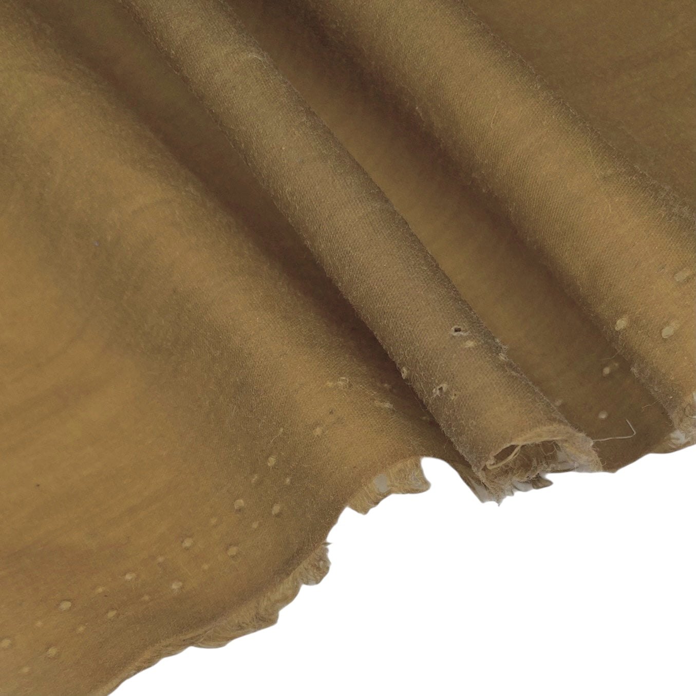 Waxed Cotton Canvas 6oz - Khaki - Remnant