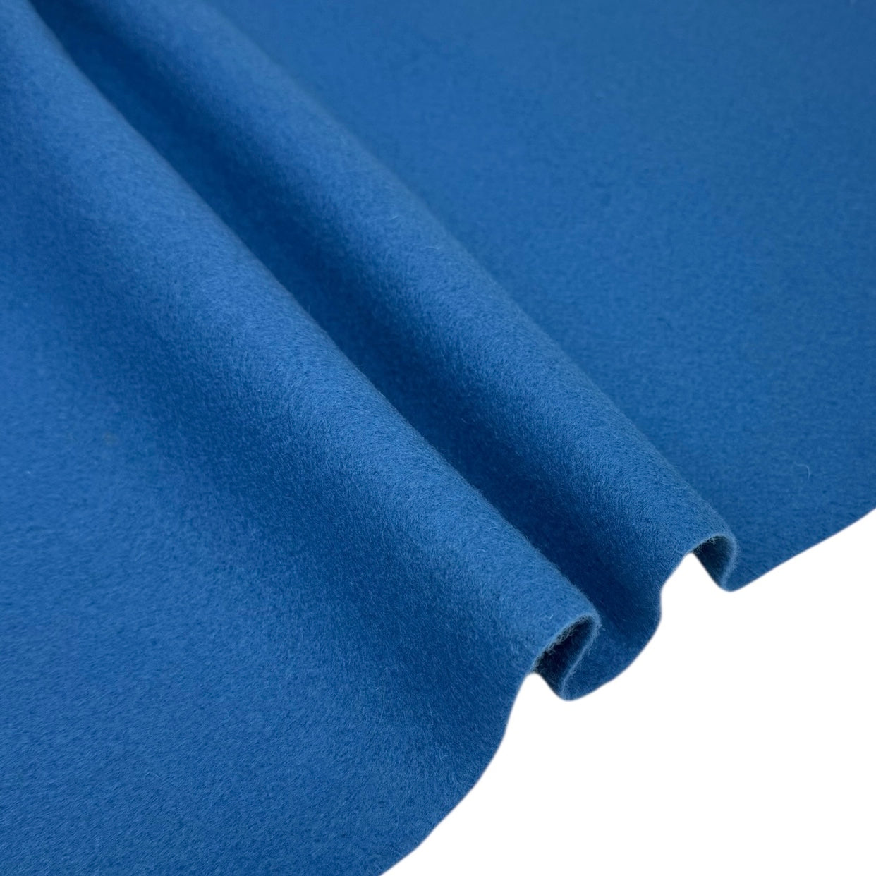 Melton Wool Coating - Alpine Blue