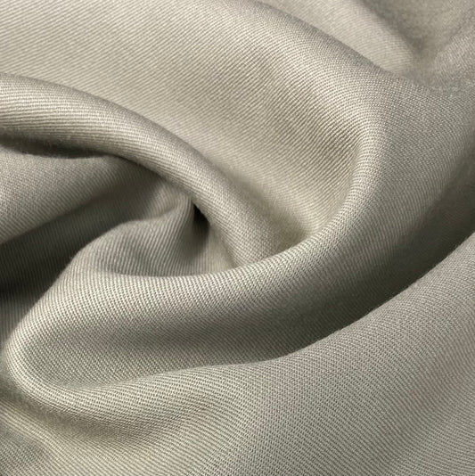 Wool Twill Suiting - Remnant - Taupe
