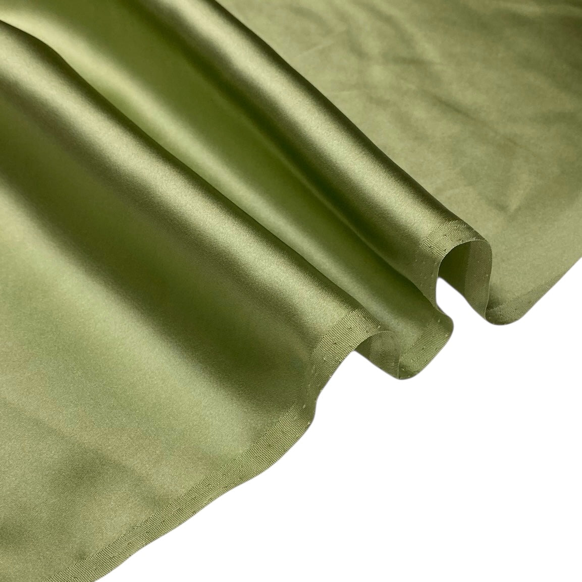 Mulberry Silk Charmeuse Satin - Light Green