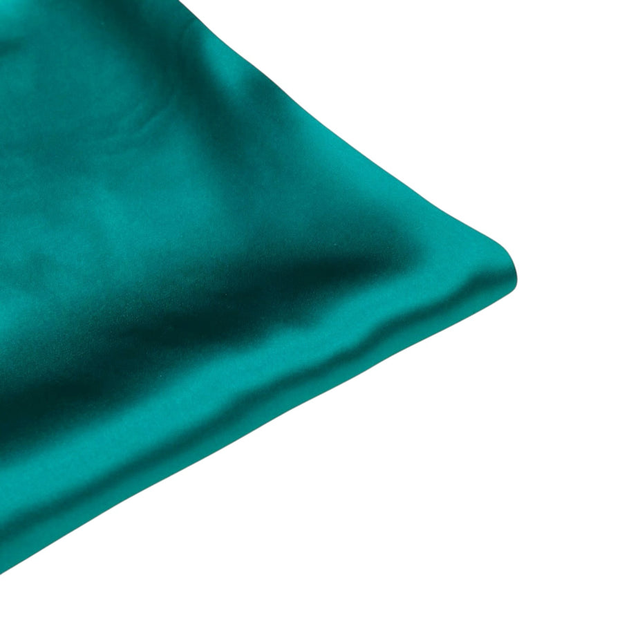 Mulberry Silk Charmeuse Satin - Bright Peacock