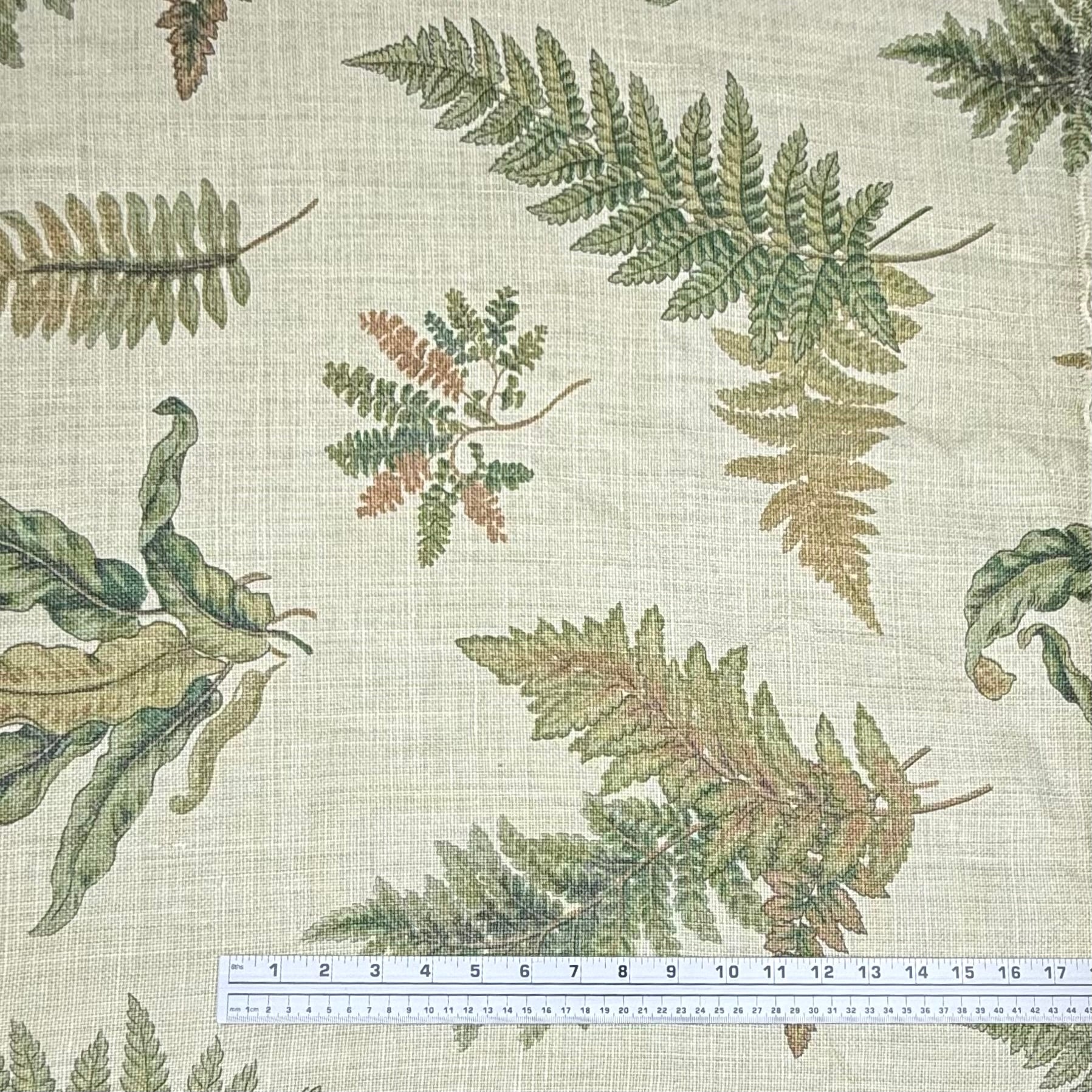 Fern Linen Remnant - David Easton Design for Lee Jofa