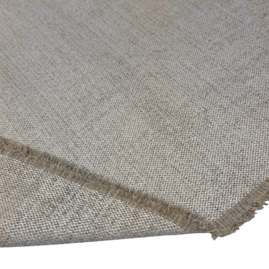 Woven Upholstery Remnant - Ivory/Beige/Grey