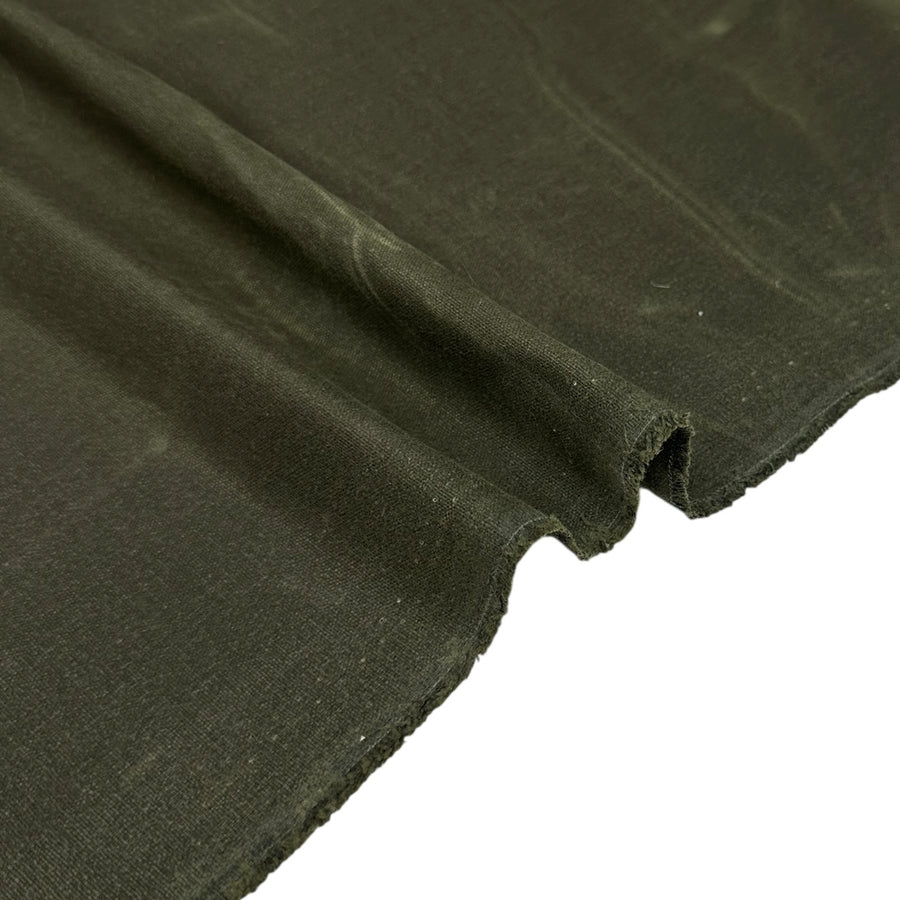 Waxed Cotton Canvas 13oz - Olive