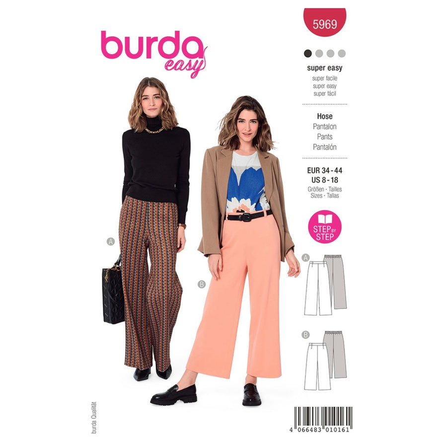 Burda Easy 5969 - Pants Sewing Pattern