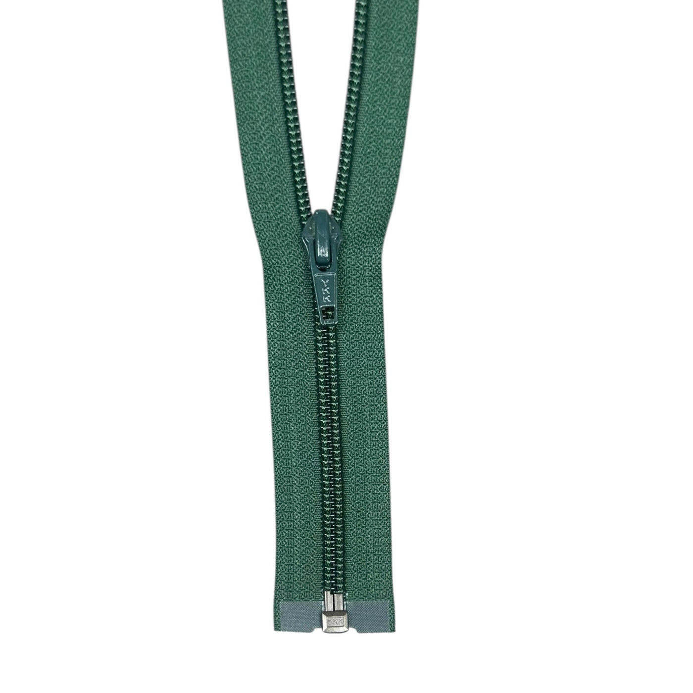 Coil One-Way Open End YKK Zipper 29” - Green