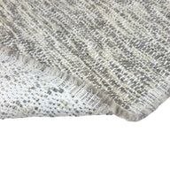 Boucle Wool Upholstery Remnant  - Ivory/Beige