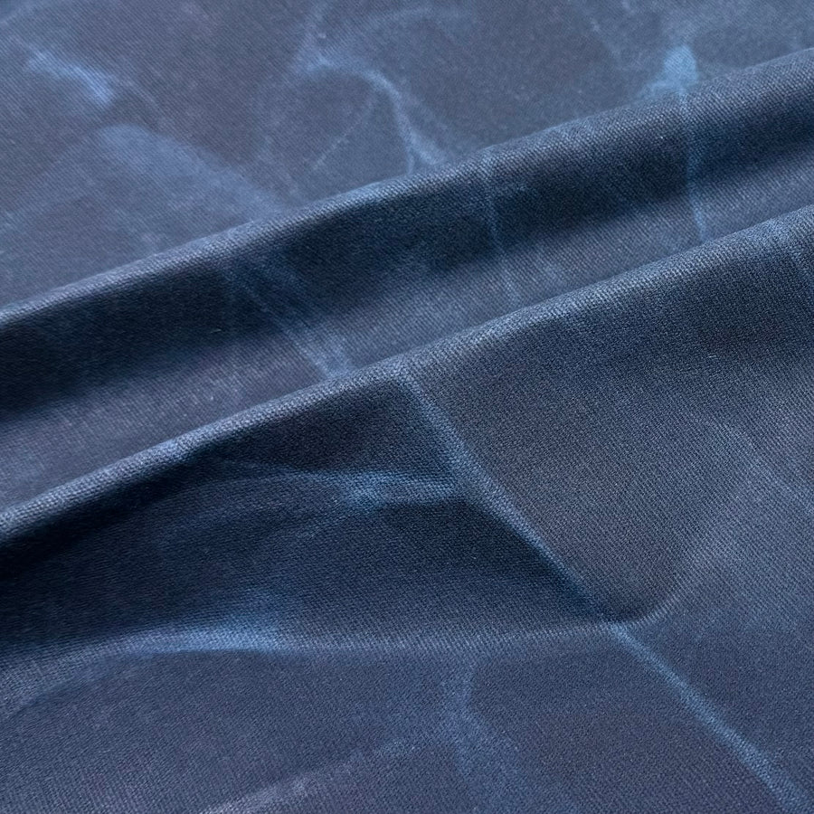 Waxed Cotton Canvas 10oz Beeswax - Blue