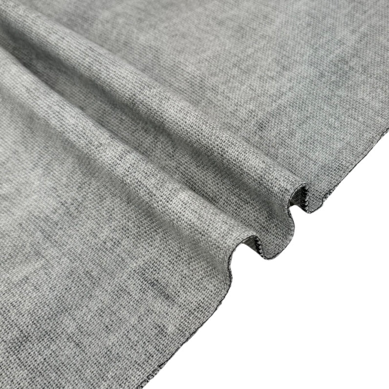 Woven Cotton/Linen Upholstery Remnant - Stonewashed Grey