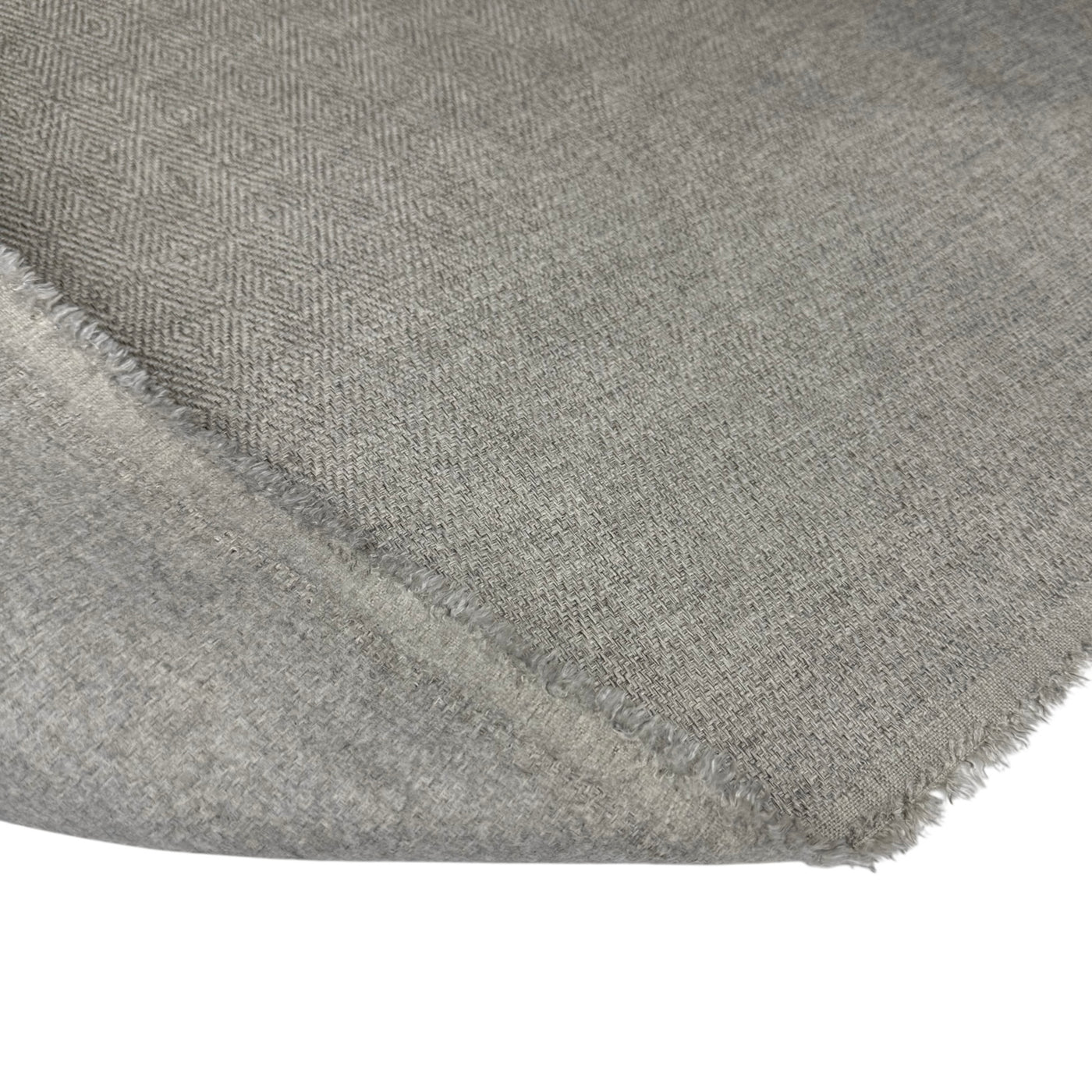 Diamond Patterned Upholstery Remnant - Beige