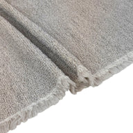Boucle Wool Upholstery Remnant - Greige/Ivory