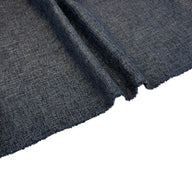 Chenille Upholstery Remnant - Blue/Gold
