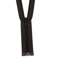 Opened-End Nylon Coil 12” YKK Zipper - Dark Brown