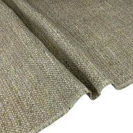 Heavyweight Woven Hemp Upholstery Remnant - Beige/Yellow/Green