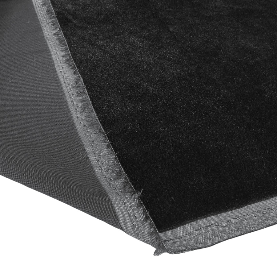 Velvet Upholstery Designer Remnant - Dark Grey