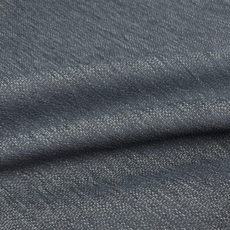 Chenille Upholstery Remnant - Blue/Grey