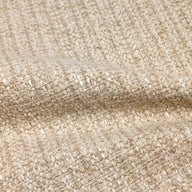 Woven Chenille Upholstery Remnant - Heathered Beige