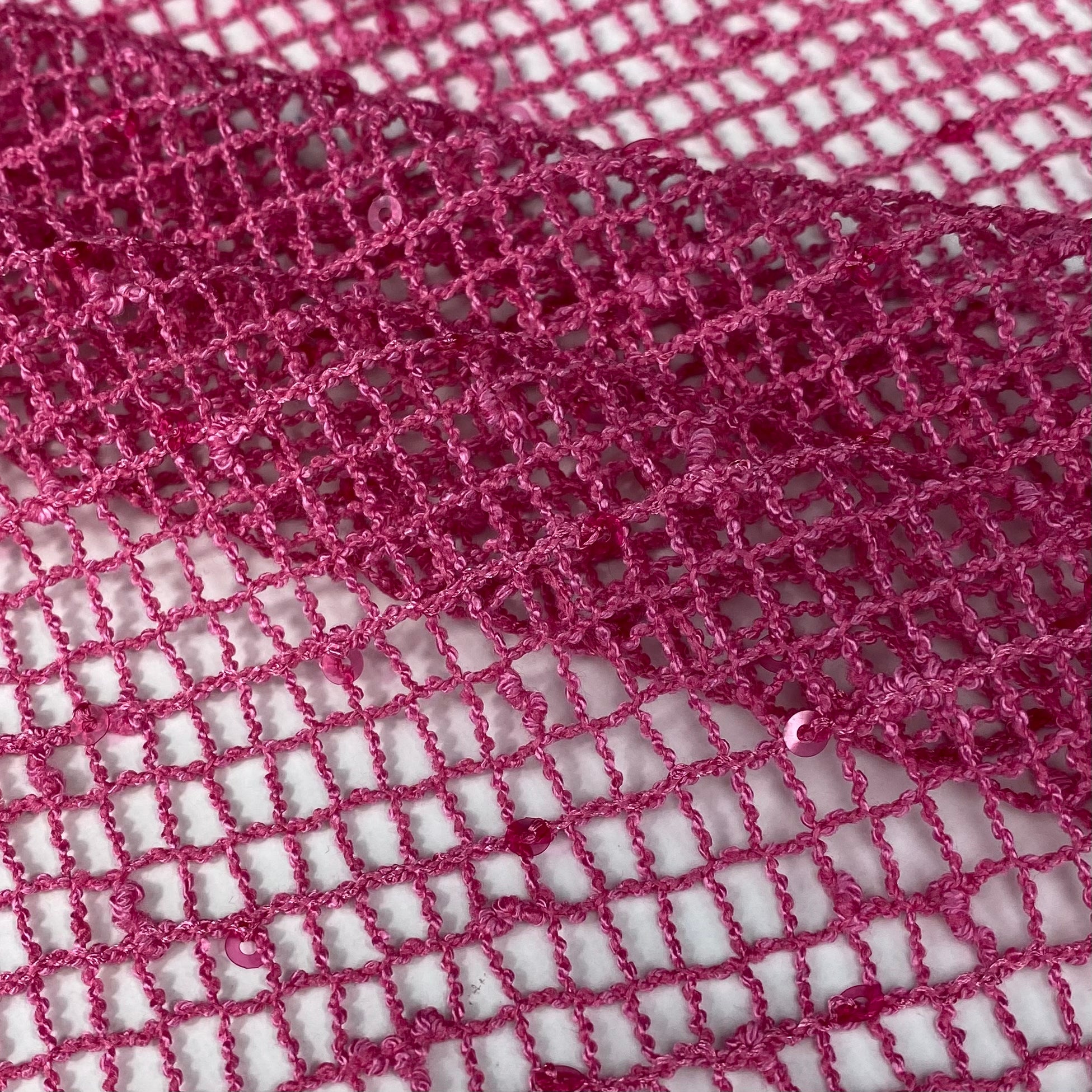 Sequin Mesh - Pink